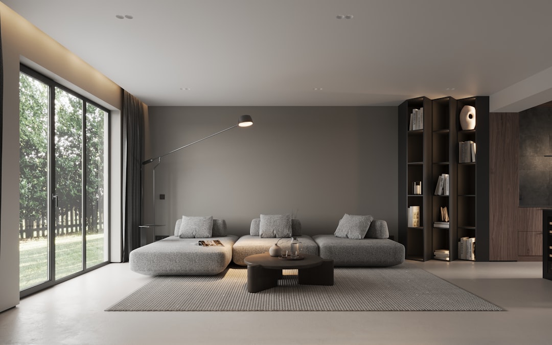 The bright, sunlit living room of a professionally staged modern home, symbolizing the clarity and positive outcome of choosing a smart commission structure.